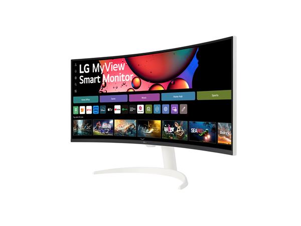 LG 34" WQHD 3440x1440 Curved VA 100Hz 5ms Smart Monitor