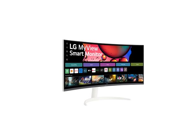 LG 34" WQHD 3440x1440 Curved VA 100Hz 5ms Smart Monitor