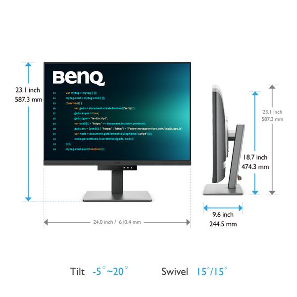 BenQ RD280U 28" 4K 3840x2560 IPS 60hz 5ms (GTG) Creator Monitor