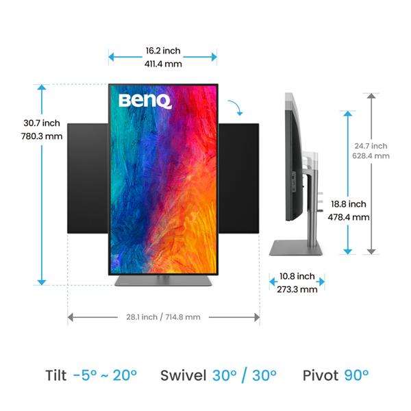 BenQ PD3225U 32" 4K IPS 60hz 5ms (GTG) AQcolor Creator Monitor