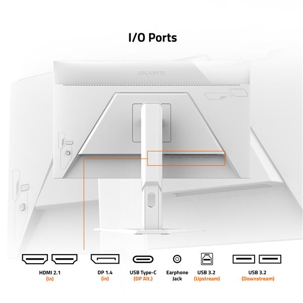 Gigabyte M27QA 27" QHD 2560x1440 SS IPS 180Hz 1ms MPRT Gaming Monitor