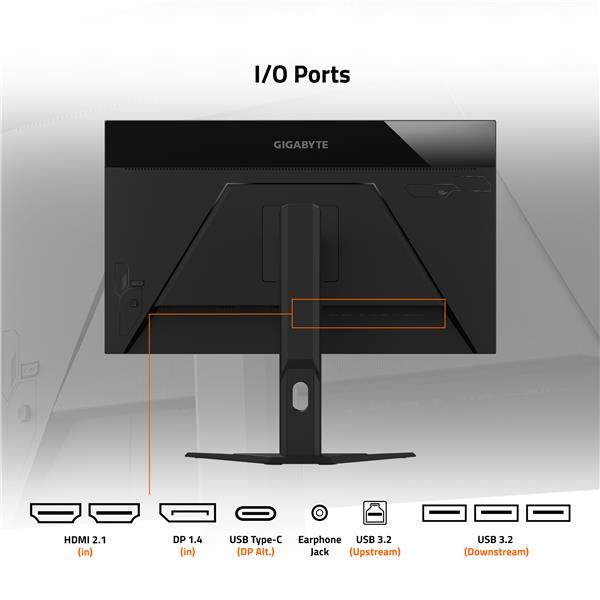 Gigabyte M27UA 27" UHD 3840x2160 SS IPS 160Hz 1ms MPRT Gaming Monitor