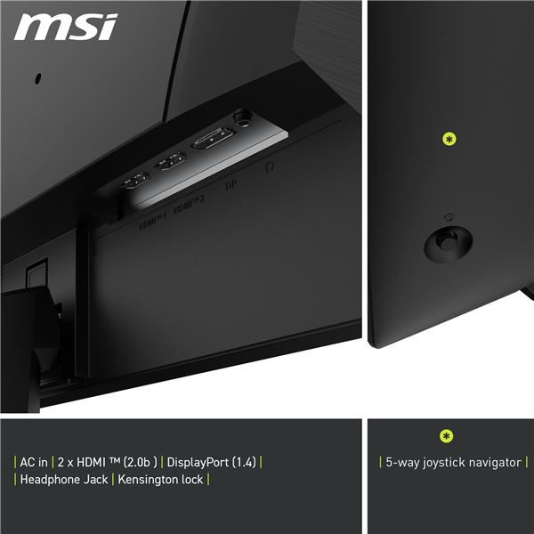 MSI MAG 275QF 27" WQHD Rapid IPS 180Hz 0.5ms (GTG) Gaming Monitor