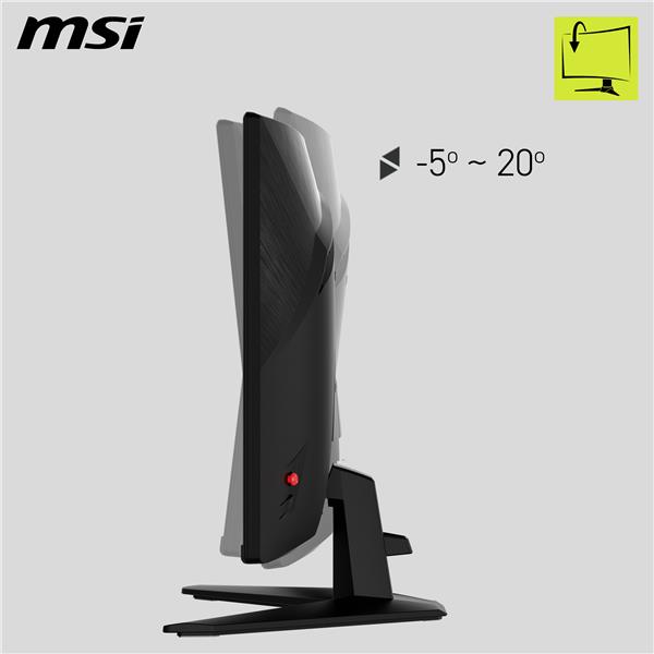 MSI MAG 27" FHD Curved Rapid VA 280Hz 0.5ms (GtG) Gaming Monitor