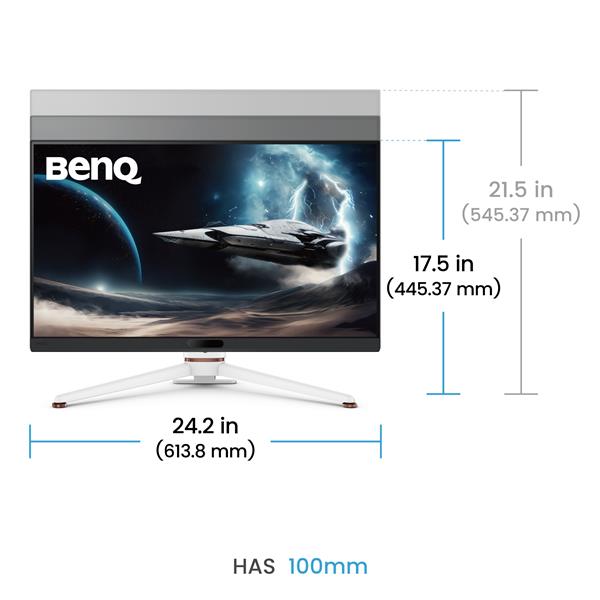 BenQ EX271Q 27” 2K 2560x1440 IPS 180Hz 1ms (GtG) Gaming Monitor