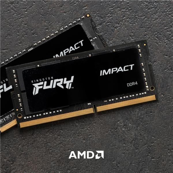 KINGSTON FURY Impact 64GB (2x32GB) DDR4 3200MHz CL20 SODIMM