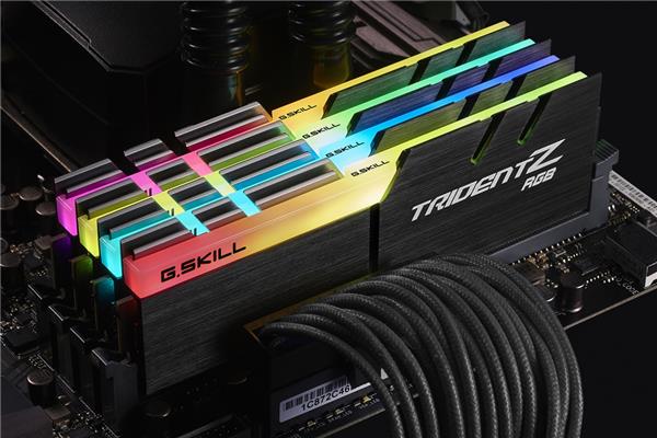 G.SKILL Trident Z RGB (For AMD) 32 GB (4x8GB) DDR4 3200MHz Memory