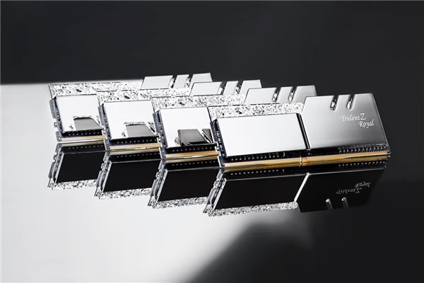 G.SKILL Trident Z ROYAL (Silver) 32 GB (4x8GB) DDR4 3200MHz Memory