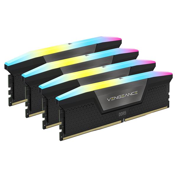CORSAIR Vengeance RGB 32GB (2x16GB) DDR5 5200MHz CL40 Desktop Memory - Optimized for AMD EXPO (CMH32GX5M2B5200Z40K)