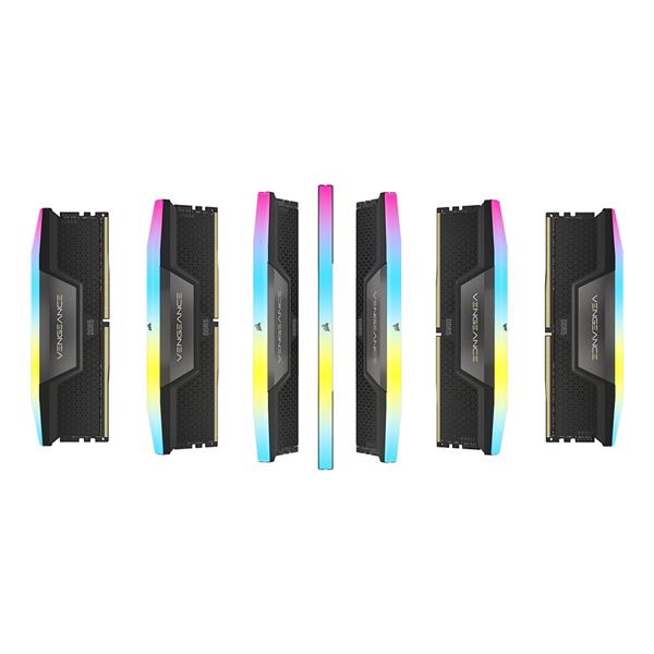 CORSAIR Vengeance RGB 32GB (2x16GB) DDR5 5200MHz CL40 Desktop Memory - Optimized for AMD EXPO (CMH32GX5M2B5200Z40K)