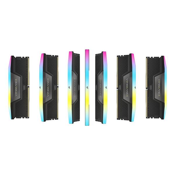 CORSAIR Vengeance RGB 64GB (2x32GB) DDR5 6000MHz CL40 Unbuffered(Open Box)