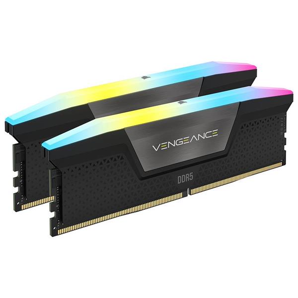 CORSAIR Vengeance RGB 64GB (2x32GB) DDR5 6000MHz CL40 Unbuffered(Open Box)