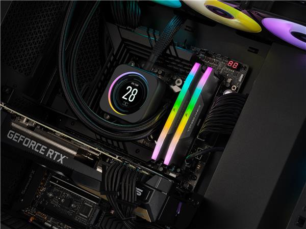 CORSAIR Vengeance RGB 96GB (2x48GB) DDR5 5200MHz CL38 Desktop Memory