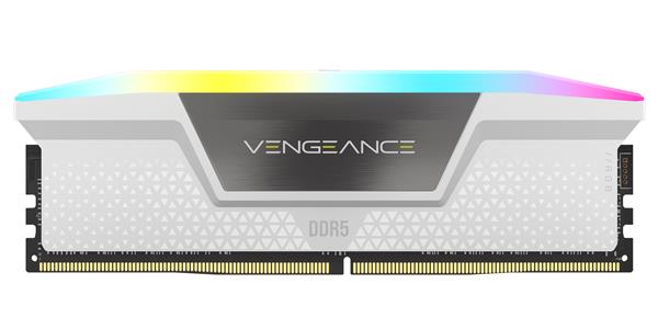 CORSAIR Vengeance RGB 64GB (2x32GB) DDR5 6000MHz CL30 White