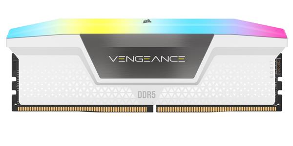 CORSAIR Vengeance RGB 64GB (2x32GB) DDR5 6000MHz CL30 White