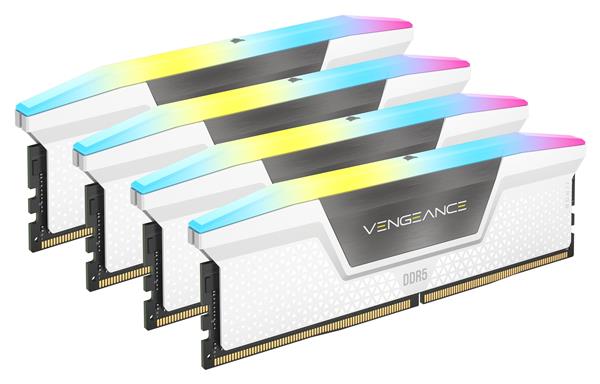 CORSAIR Vengeance RGB 64GB (2x32GB) DDR5 6000MHz CL30 White