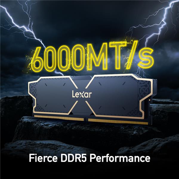 LEXAR THOR OC 32GB (2x16GB) DDR5 6000MHz CL32 UDIMM