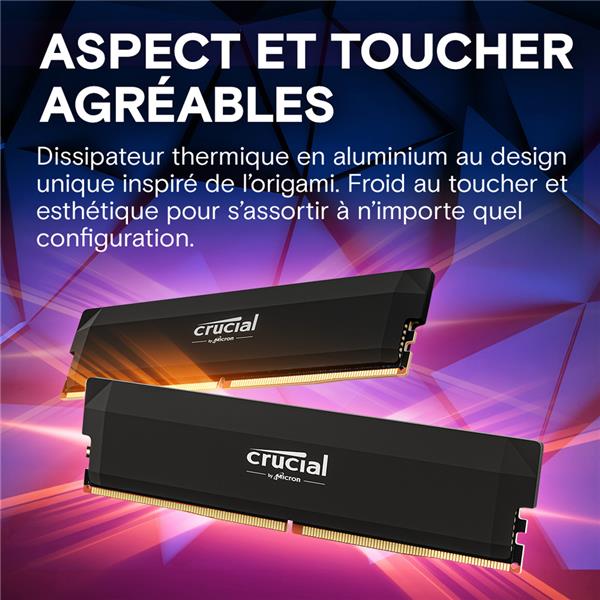 CRUCIAL Pro Overclocking 32GB (2x16GB) DDR5 6000MHz CL36 UDIMM