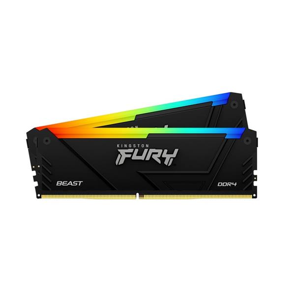 KINGSTON FURY Beast RGB 16GB (2x8GB) DDR4 3600MHz CL17 UDIMM(Open Box)