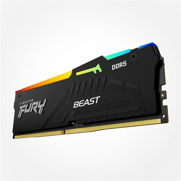 KINGSTON FURY Beast RGB 16GB (2x8GB) DDR5 5200MHz CL36 UDIMM