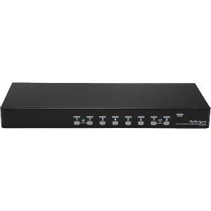 STARTECH 8 Port 1U Rackmount USB KVM Switch Kit with OSD and Cables - 8 Port - 1U - Rack-mountable RACKMOUNT WITH OSD & CABLE