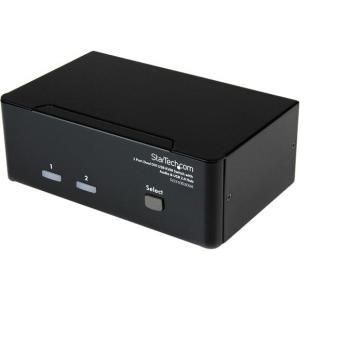 StarTech.com Commutateur KVM USB et double écran DVI / VGA à 4