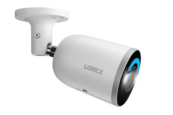 Lorex Fusion 4K 16 Camera Capable (8 Wired + 8 Fusion Wi-Fi) 2TB Wired NVR System with 8 Bullet Cameras Featuring Smart Security Lighting