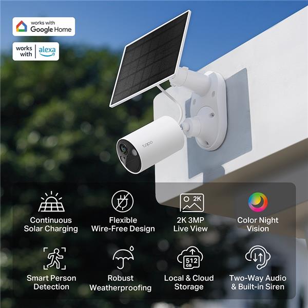 TP-Link Tapo C410 KIT, Solar-Powered Security Camera Kit