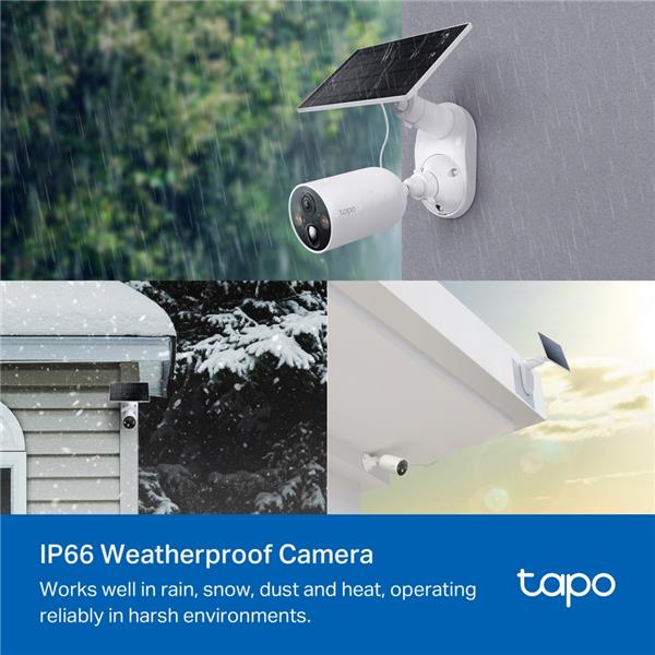 TP-Link Tapo C425 KIT, Solar-Powered Security Camera Kit