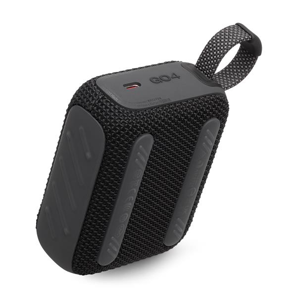 JBL Go 4 Ultra-Portable Waterproof Bluetooth Speaker, Black