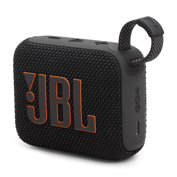 JBL Go 4 Ultra-Portable Waterproof Bluetooth Speaker, Black