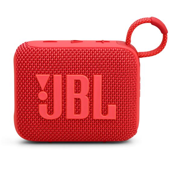 JBL Go 4 Ultra-Portable Waterproof Bluetooth Speaker, Red