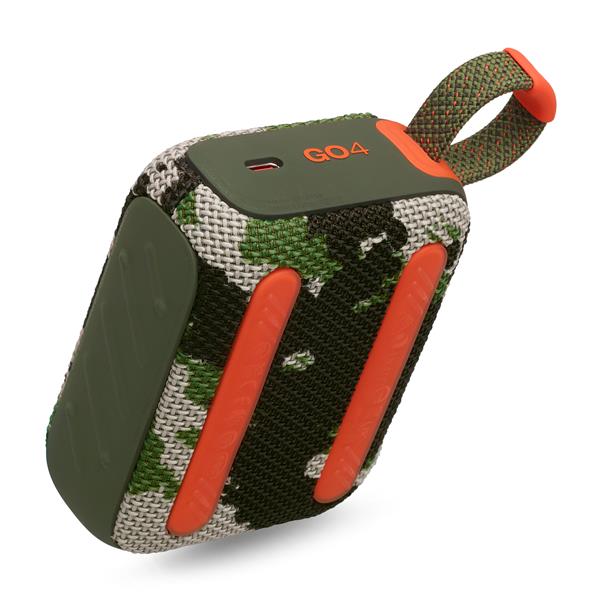 JBL Go 4 Ultra-Portable Waterproof Bluetooth Speaker, Squad