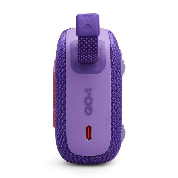 JBL Go 4 Ultra-Portable Waterproof Bluetooth Speaker, Purple