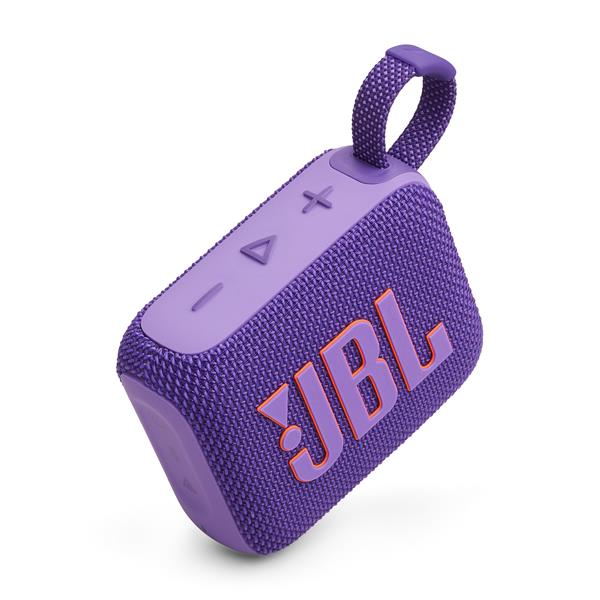 JBL Go 4 Ultra-Portable Waterproof Bluetooth Speaker, Purple