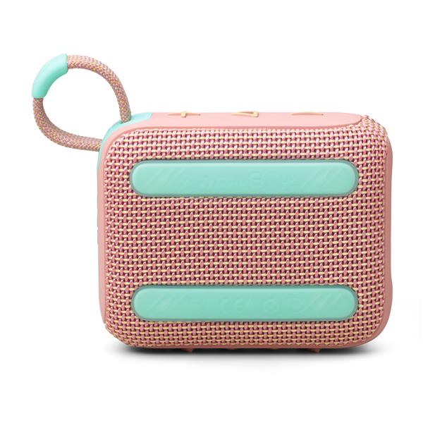 JBL Go 4 Ultra-Portable Waterproof Bluetooth Speaker, Pink