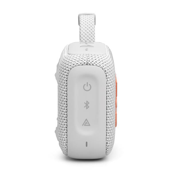 JBL Go 4 Ultra-Portable Waterproof Bluetooth Speaker, White