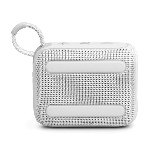 JBL Go 4 Ultra-Portable Waterproof Bluetooth Speaker, White