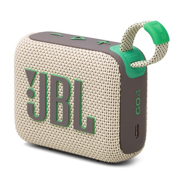 JBL Go 4 Ultra-Portable Waterproof Bluetooth Speaker, Sand