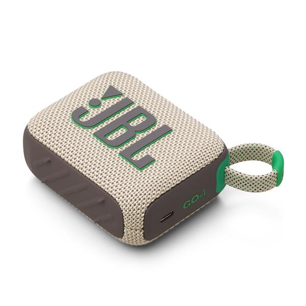 JBL Go 4 Ultra-Portable Waterproof Bluetooth Speaker, Sand