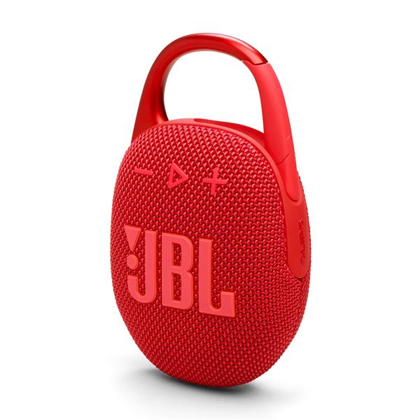 JBL Clip 5 Ultra-Portable Waterproof Speaker, Red