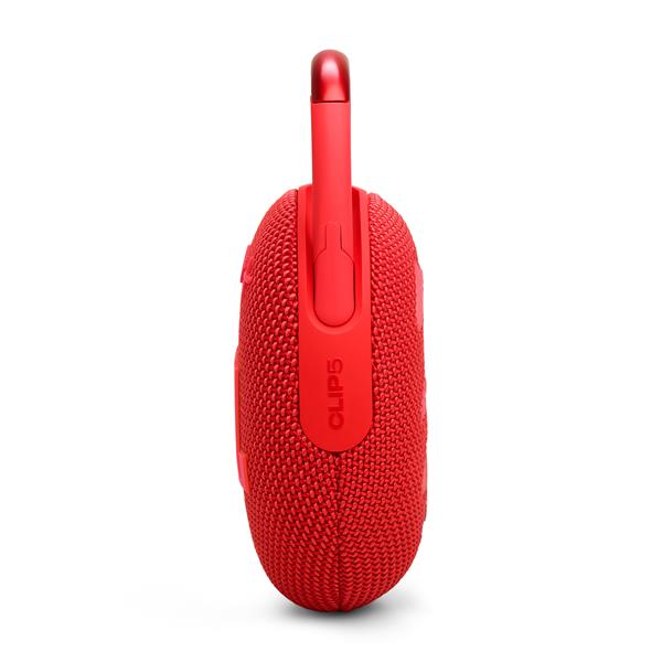 JBL Clip 5 Ultra-Portable Waterproof Speaker, Red