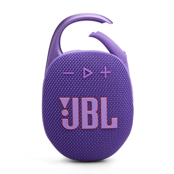 JBL Clip 5 Ultra-Portable Waterproof Speaker, Purple