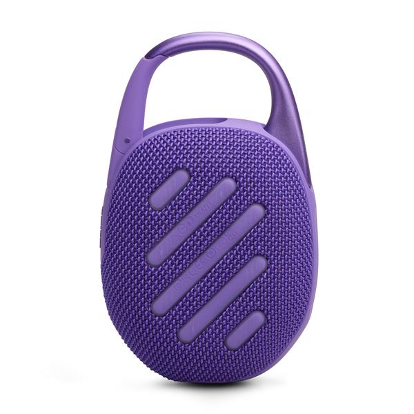 JBL Clip 5 Ultra-Portable Waterproof Speaker, Purple