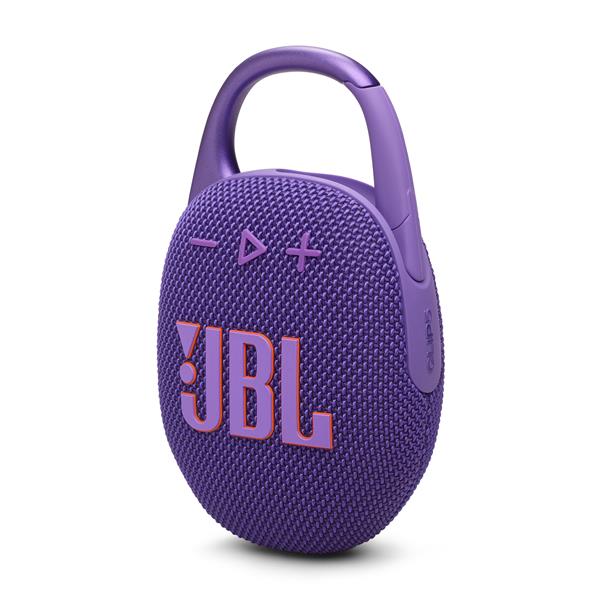 JBL Clip 5 Ultra-Portable Waterproof Speaker, Purple