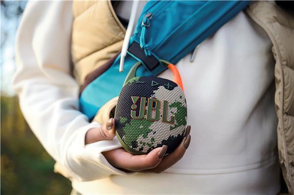 JBL Clip 5 Ultra-Portable Waterproof Speaker, Squad