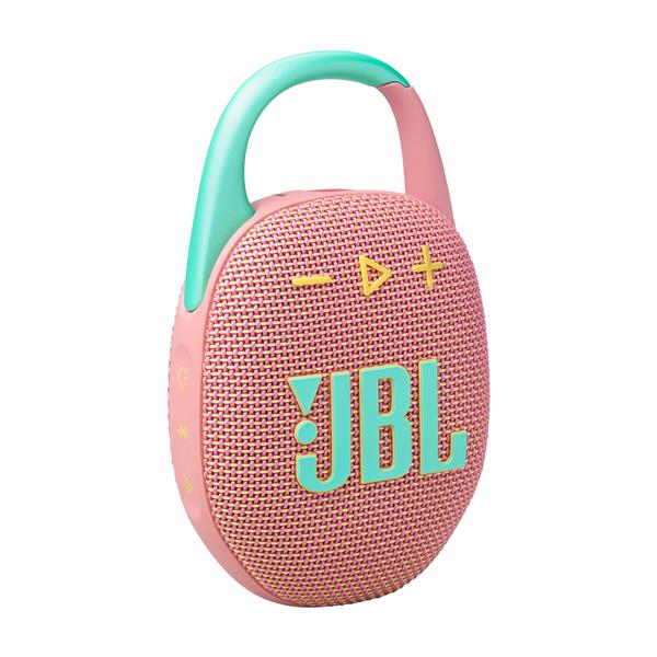 JBL Clip 5 Ultra-Portable Waterproof Speaker, Pink