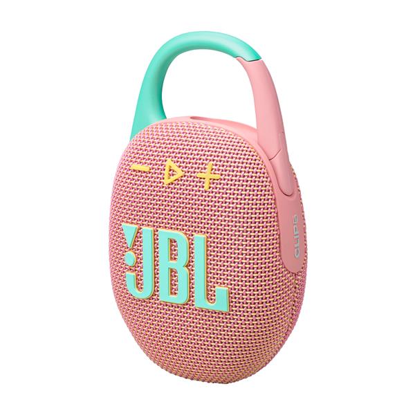 JBL Clip 5 Ultra-Portable Waterproof Speaker, Pink