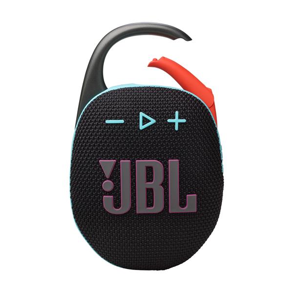 JBL Clip 5 Ultra-Portable Waterproof Speaker, Black/Orange