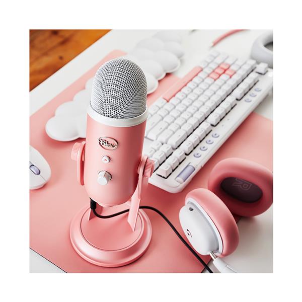 Logitech Blue Yeti Premium USB Gaming Microphone - Pink Dawn